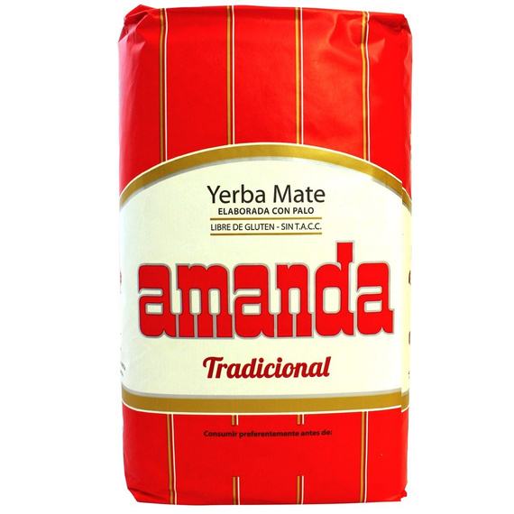 Yerba Mate AMANDA Elaborada 2kg - W ZESTAWIE TANIEJ!