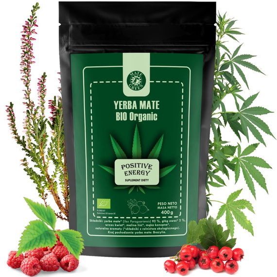 Yerba Mate Zestaw Prezentowy Bio Organic Positive Energy z Akcesoriami