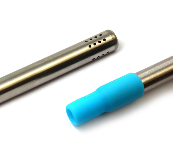 Teleskopowa Bombilla Turismo Blue 3w1 - Zestaw w metalowym etui + szczoteczka