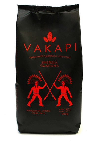 WYPRZEDAŻ - Yerba mate Vakapi Energia Guarana 500 g - lekko uszkodzone opakowanie