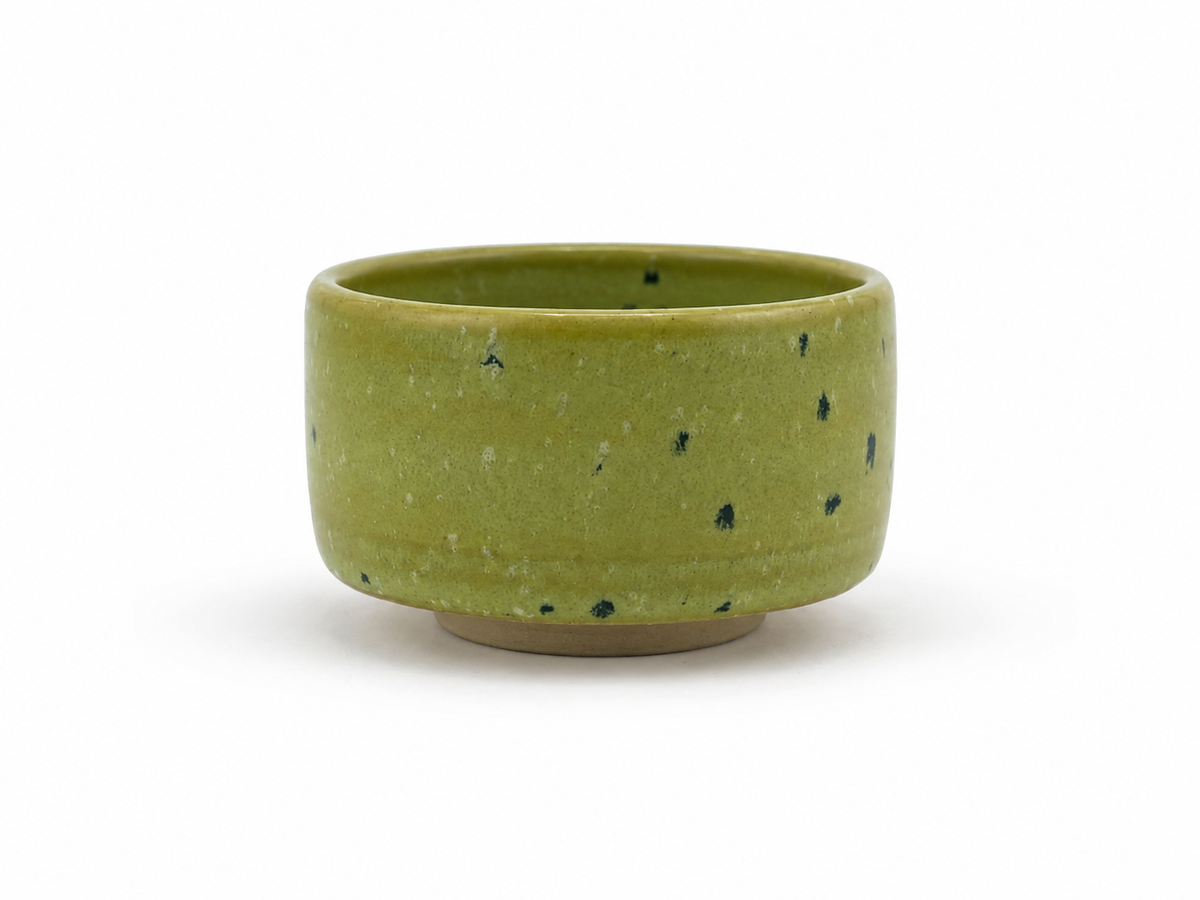 Ceramiczna czarka do herbaty w odcieniu matcha green, 0.2 kg