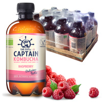 Captain Kombucha Raspberry 12x 400ml Zgrzewka