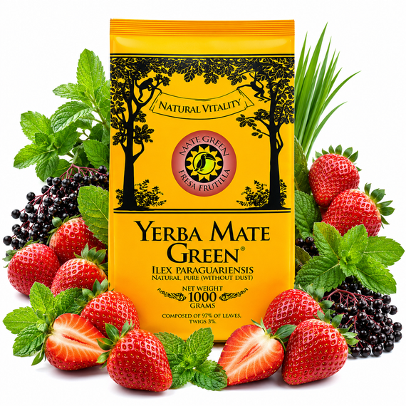 Yerba Mate Green FRESA FRUTILLA