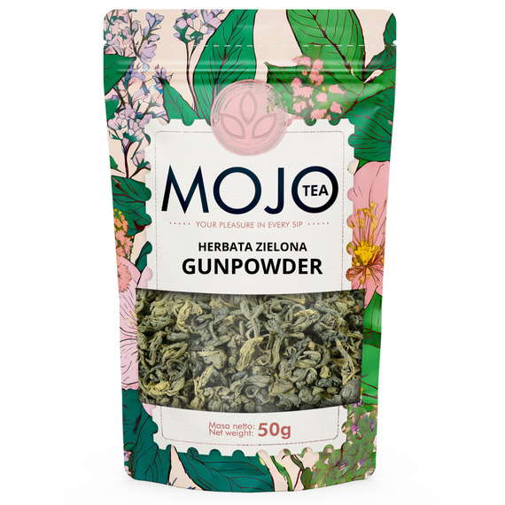 Zielona Herbata Gunpowder - chińska, mocny smak z cierpką nutą