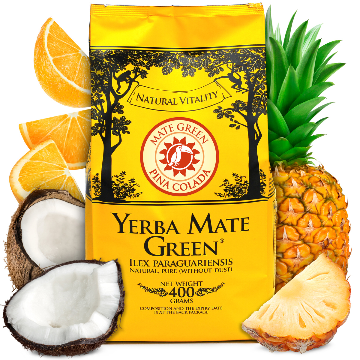 Yerba Mate Green Pina Colada, 0.4 kg