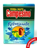 WYPRZEDAŻ Yerba Mate CAMPESINO REFRESCANTE 500g - lekko uszkodzone pudełko 