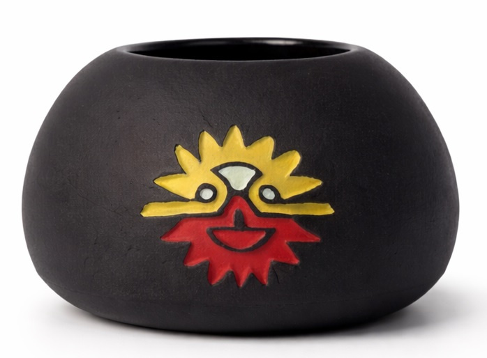 Naczynko do yerba mate "Iskra" toczone na kole, ceramika handmade 200ml, 0.25 kg
