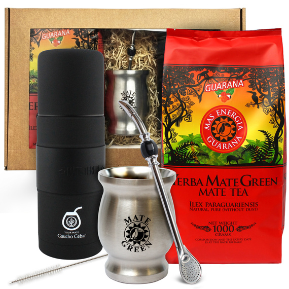 Zestaw Prezentowy Yerba Mate z Termomate i Yerbomosem