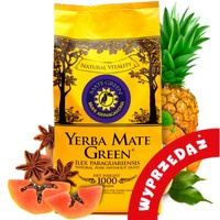 WYPRZEDAŻ - Yerba Mate Green Brave Ashwagandha 1 kg - uszkodzone opakowanie