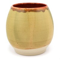 Matero ceramiczne do yerba mate toczone na kole ~320 ml 