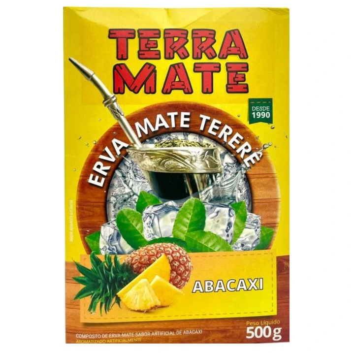 Brazylijska Yerba Mate Terra Mate Terere ABACAXI 500g ananasowa, 0.5 kg