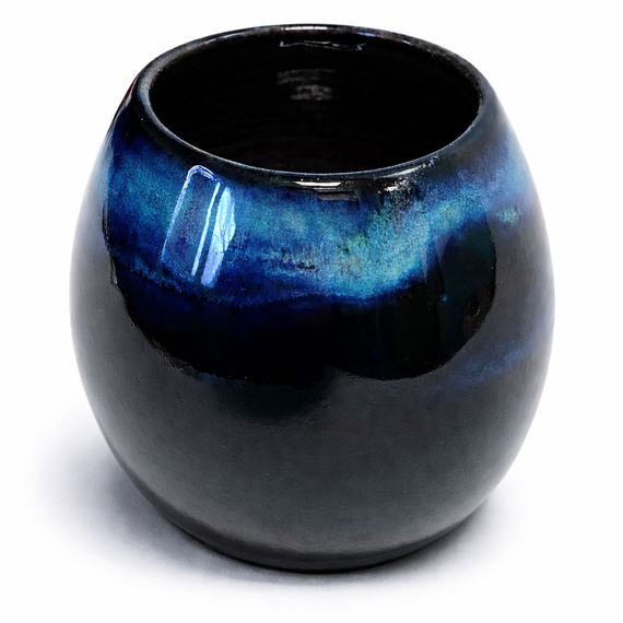 Matero kamionkowe Aurora robione ręcznie, szkliwione i wypalane w piecu