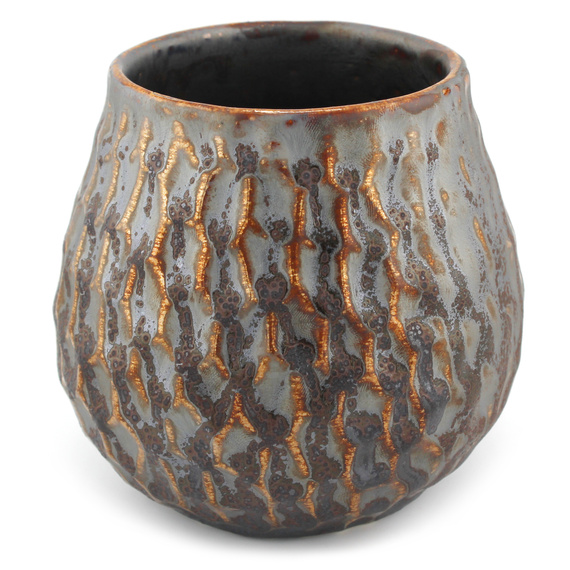 Ceramiczne matero do yerba mate Plaster miodu Handmade