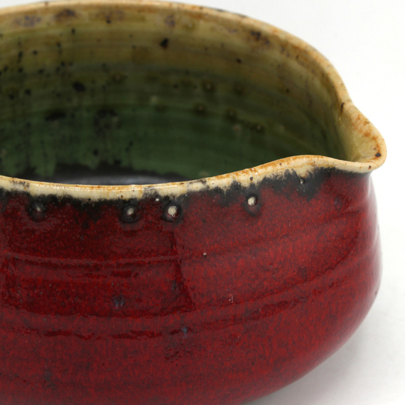 Matchawan OGIEŃ (chawan) - miseczka, czarka do matchy "NIEWYPAŁ"