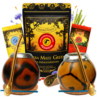 Zestaw yerba Mate Green dla dwojga PREMIUM 500g