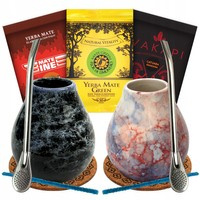Ekonomiczny zestaw startowy Yerba Mate dla dwojga - różne smaki