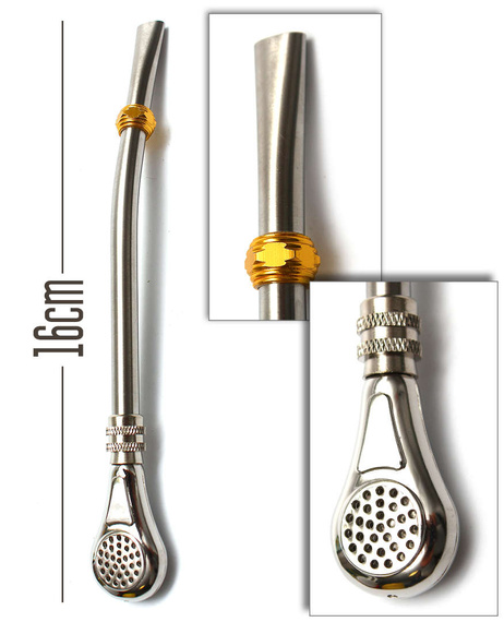 Matero PALO SANTO + Bombilla INOX + yerba mate