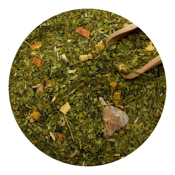 WYPRZEDAŻ - Yerba Mate Green Brave Ashwagandha 1 kg - uszkodzone opakowanie
