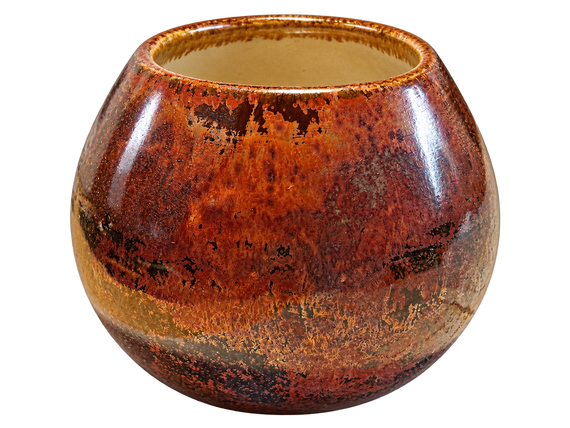 Naczynko do yerba mate Fuego, ceramika handmade ~250 ml