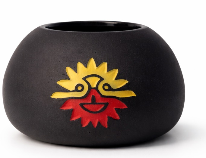 Naczynko do yerba mate "Asterix" toczone na kole, ceramika handmade 200ml, 0.25 kg
