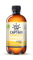 Captain Kombucha Pineapple & Peach 400ml PET