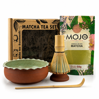 Ceramiczny Zestaw Matcha Tea Set Handmade w pudełku na prezent