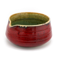 Matchawan OGIEŃ (chawan) - miseczka, czarka do matchy "NIEWYPAŁ"