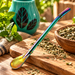 Zestaw Yerba Mate Pajarito Hierbas 500g Matero 350ml Bombilla Podkładka