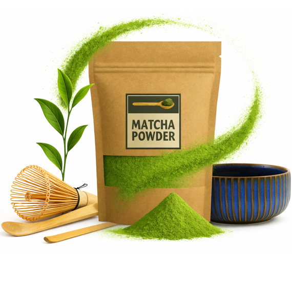 ZESTAW PREZENTOWY 5 SZT DO HERBATY MATCHA ZESTAW DO PARZENIA MATCHY ŁYŻKA + GRATIS yerba