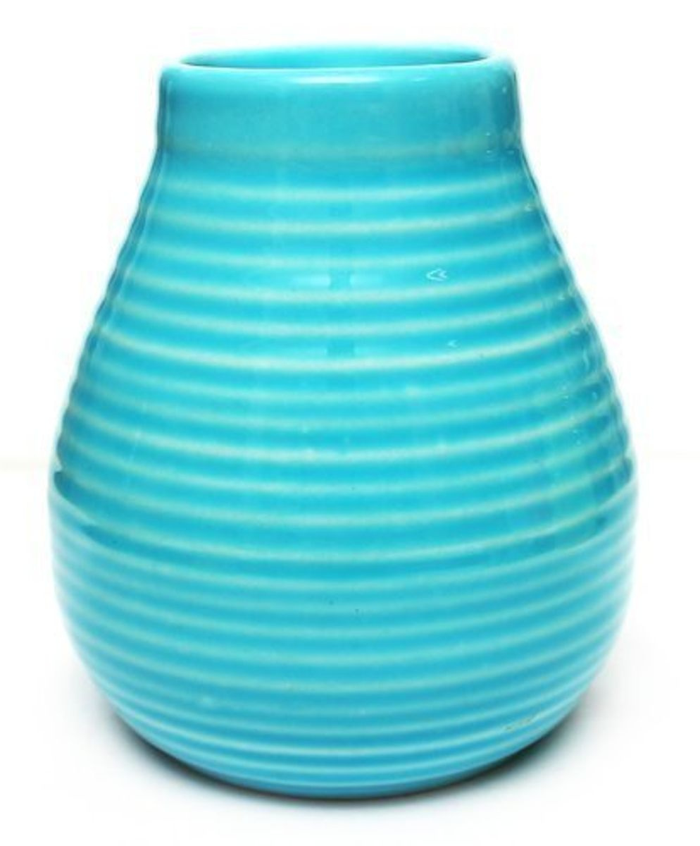Matero ceramiczne Miodunka niebieskie 250 ml 9,5 cm, 0.1 kg