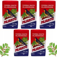 Yerba Mate Pajarito Elaborada 5x 1kg Con Palo