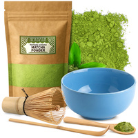 ZESTAW PREZENTOWY 5 SZT DO HERBATY MATCHA ZESTAW DO PARZENIA MATCHY ŁYŻKA + GRATIS yerba