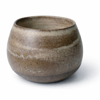 Matero ceramiczne toczone na kole "KAWA z MLEKIEM" ~350 ml