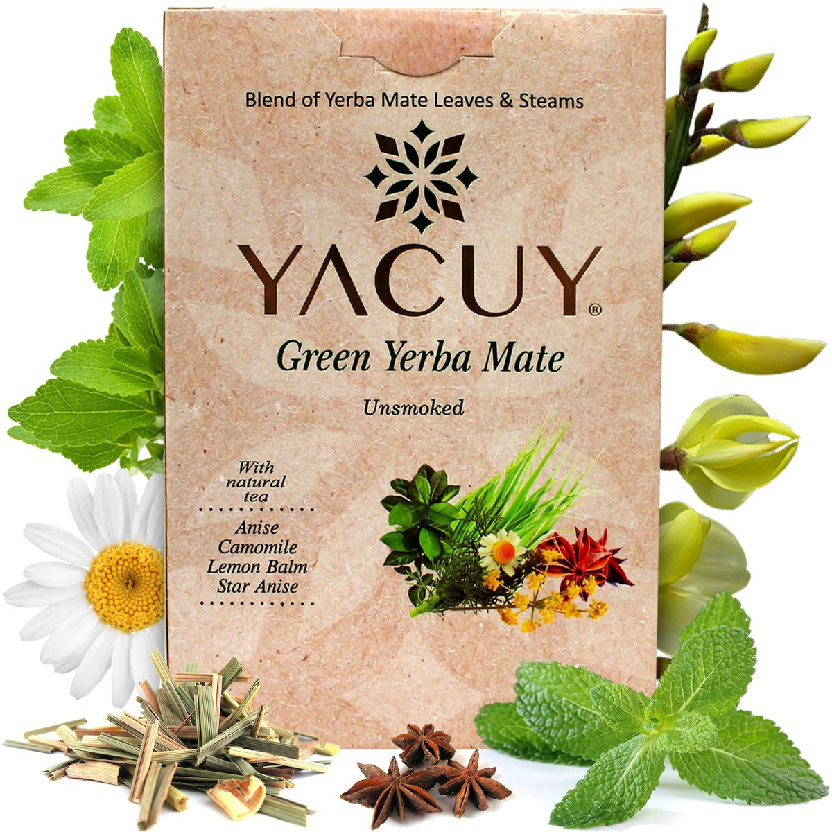 Yerba Mate Yacuy Lemon Balm Vaccum 500 g, 0.5 kg