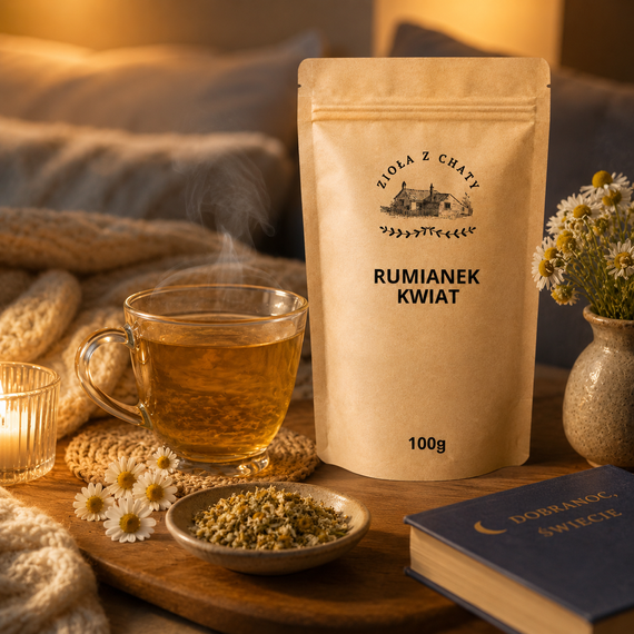 RUMIANEK HERBATA ZIOŁOWA 200g Koszyczek rumianku kwiaty naturalne