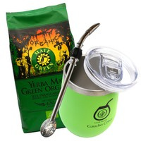 Zestaw do Yerba Mate Green BIO 400g z akcesoriami Termolid i bombilla