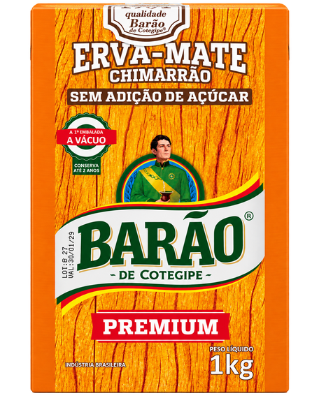 BARAO PREMIUM CHIMARRAO 1000 G – BRAZYLIJSKA YERBA MATE W PRÓŻNI