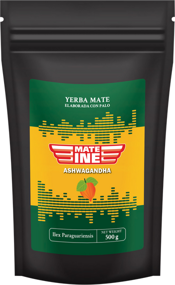 Zestaw Yerba Mate Ashwagandha 500g + Yerbomos