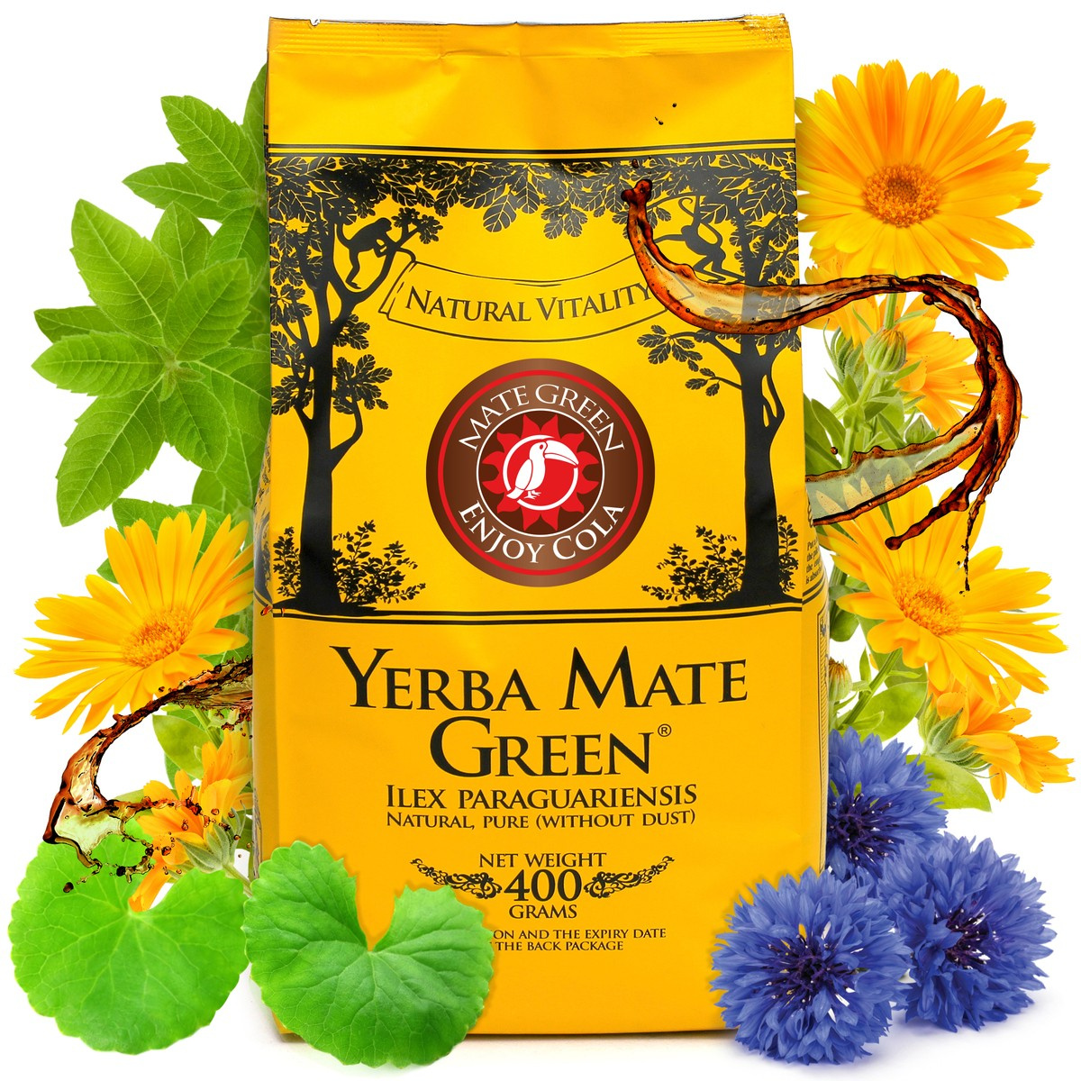 Yerba Mate Green Enjoy Cola, 0.4 kg
