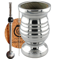 Zestaw Palo Santo duże okute + Bombilla Grande