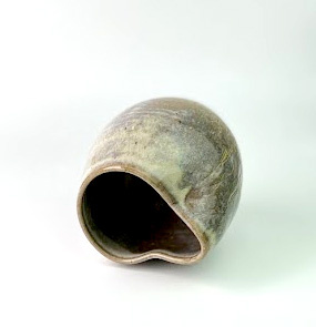 Matero ceramiczne do yerba mate Spękana Ziemia, rękodzieło, 220 ml. 