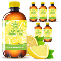 Captain Kombucha Summer Lemonade 6x 400ml