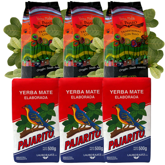 Yerba Mate Pajarito Elaborada Con Palo Pajaro Traditional 4,5 KG
