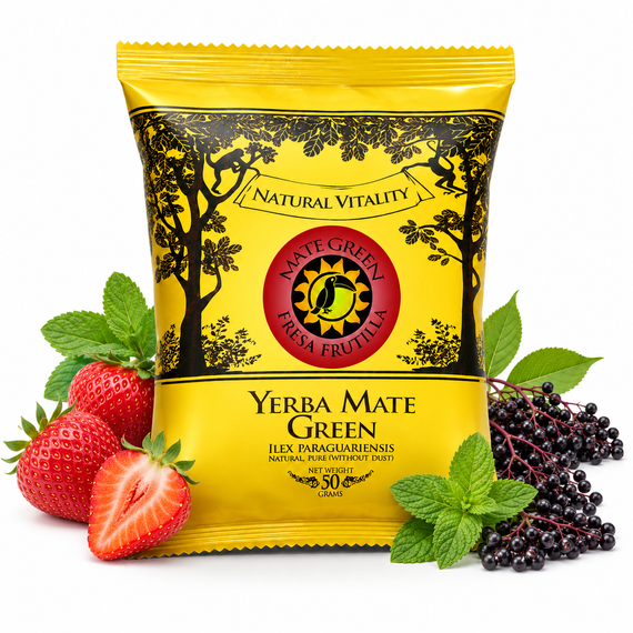 Yerba Mate Green FRESA FRUTILLA