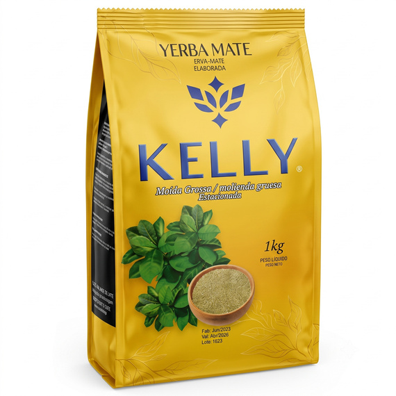 Yerba Mate Yacuy Kelly Moida Grossa 1kg Chimarrao - Elaborada