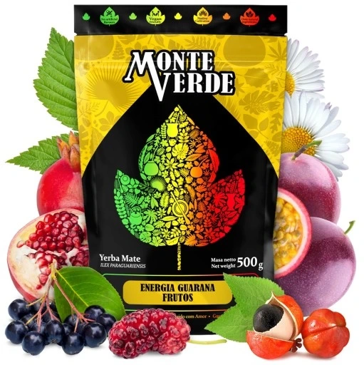 Zestaw Yerba Mate Monte Verde Citrus Bomb Energia Guarana Matero 2 x 500 g