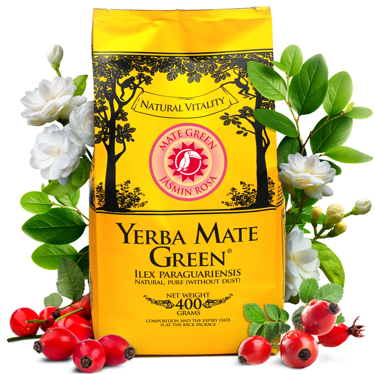 Yerba Mate Green Jaśmin Rosa 400g, 0.4 kg