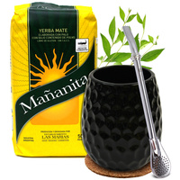 Zestaw Yerba Mate Mananita 500g matero bombilla