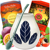 Zestaw Yerba Mate Green Guarana BIG Tykwa Bombilla