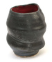 Matero ceramiczne toczone na kole "Pogniecione" ok. 250 ml